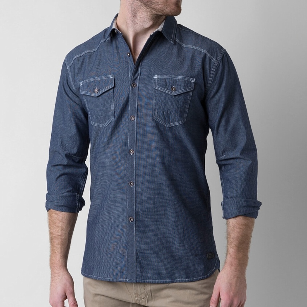 NWOT Buckle Outpost Makers Button Down Shirt Large